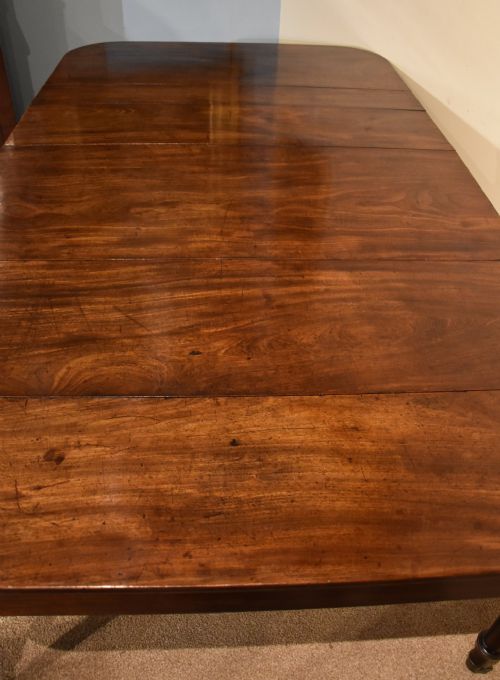 REGENCY PERIOD MAHOGANY CONCERTINA DINING TABLE - ADDITIONAL PHOTO 5