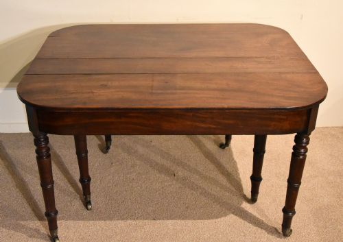 REGENCY PERIOD MAHOGANY CONCERTINA DINING TABLE - ADDITIONAL PHOTO 9