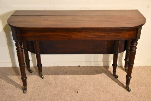 REGENCY PERIOD MAHOGANY CONCERTINA DINING TABLE - ADDITIONAL PHOTO 10