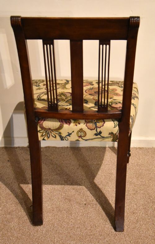 SET OF FOUR REGENCY MAHOGANY DINING CHAIRS - ADDITIONAL PHOTO 6