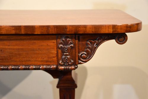 SMALL REGENCY GILLOWS MAHOGANY WRITING TABLE - ADDITIONAL PHOTO 8