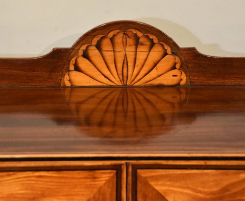 GEORGE III SATINWOOD MAHOGANY BONHEUR DU JOUR - ADDITIONAL PHOTO 6