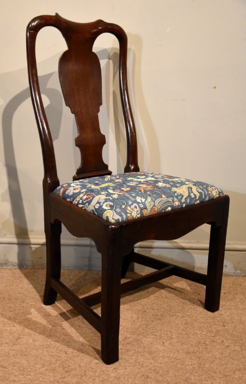 GEORGE II RED WALNUT CHAIR - ADDITIONAL PHOTO 1