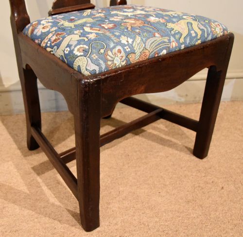 GEORGE II RED WALNUT CHAIR - ADDITIONAL PHOTO 4