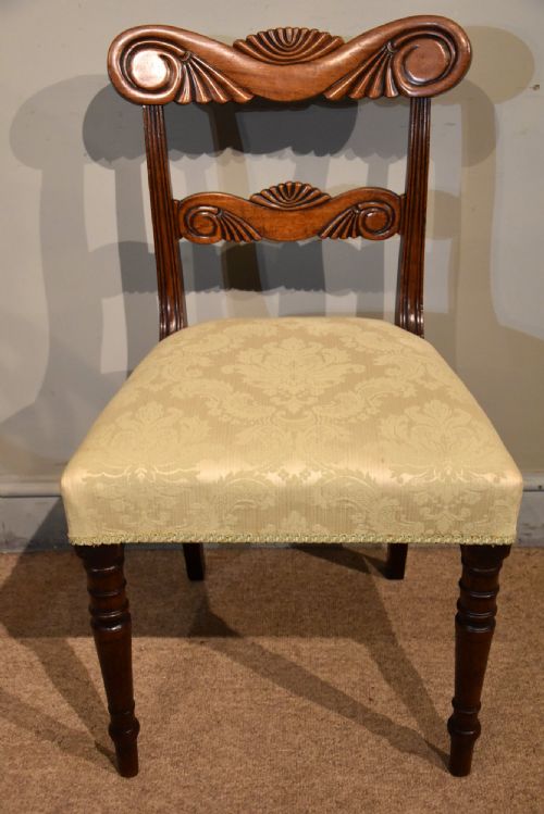 SET OF SIX REGENCY PERIOD MAHOGANY DINING CHAIRS - ADDITIONAL PHOTO 4