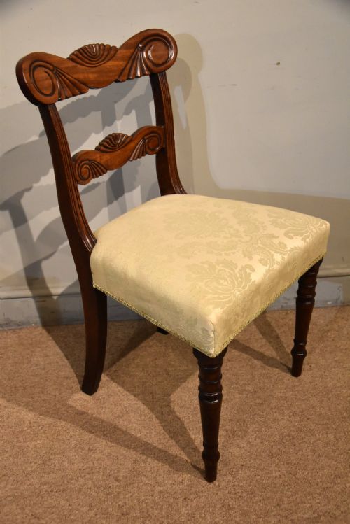 SET OF SIX REGENCY PERIOD MAHOGANY DINING CHAIRS - ADDITIONAL PHOTO 5