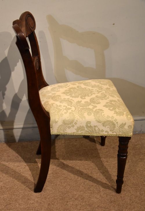 SET OF SIX REGENCY PERIOD MAHOGANY DINING CHAIRS - ADDITIONAL PHOTO 6