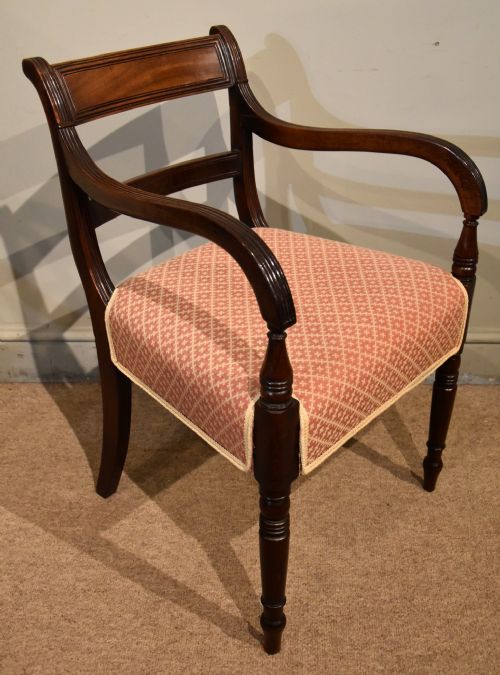 REGENCY PERIOD MAHOGANY ARMCHAIR - ADDITIONAL PHOTO 1