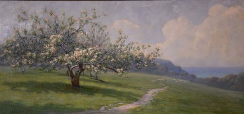 OIL PAINTING BY LORENZO HEADLEY SPRINGTIME - ADDITIONAL PHOTO 1