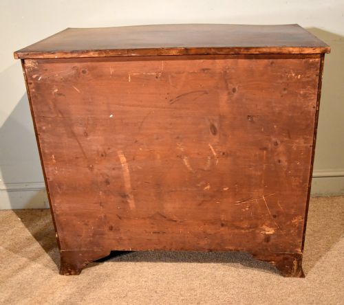 18TH CENTURY SERPENTINE CHEST OF DRAWERS CONCH SHELL INLAY - ADDITIONAL PHOTO 10