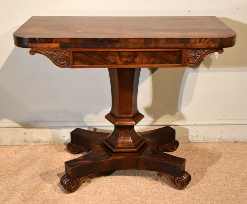 william iv rosewood tea table - CATEGORY: ANTIQUE TABLES - DATED 19TH CENTURY