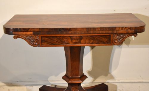 WILLIAM IV ROSEWOOD TEA TABLE - ADDITIONAL PHOTO 1