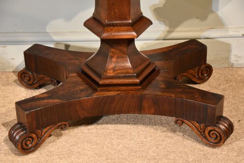 WILLIAM IV ROSEWOOD TEA TABLE - ADDITIONAL PHOTO 2