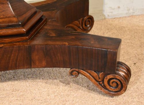 WILLIAM IV ROSEWOOD TEA TABLE - ADDITIONAL PHOTO 6