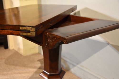 WILLIAM IV ROSEWOOD TEA TABLE - ADDITIONAL PHOTO 9