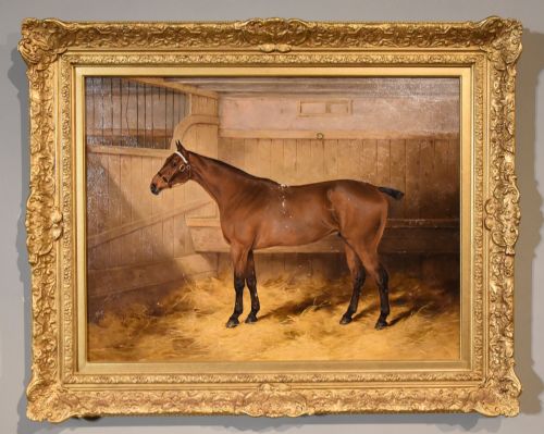 oil painting by henry frederick lucaslucas fabian - CATEGORY: ANTIQUE ART - DATED 19TH CENTURY