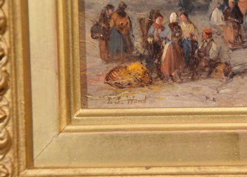 OIL PAINTING BY LEWIS JOHN WOOD BEAUVAIS - ADDITIONAL PHOTO 2