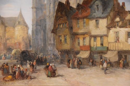 OIL PAINTING BY LEWIS JOHN WOOD BEAUVAIS - ADDITIONAL PHOTO 3