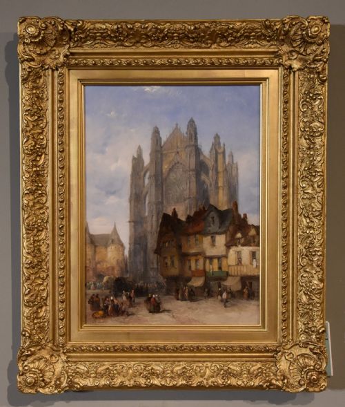 OIL PAINTING BY LEWIS JOHN WOOD BEAUVAIS - ADDITIONAL PHOTO 5