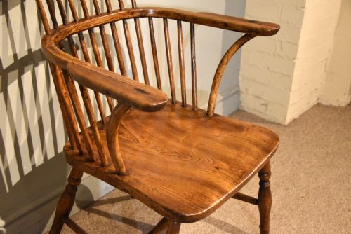 19TH CENTURY ELM AND ASH COUNTRY ARMCHAIR - ADDITIONAL PHOTO 7