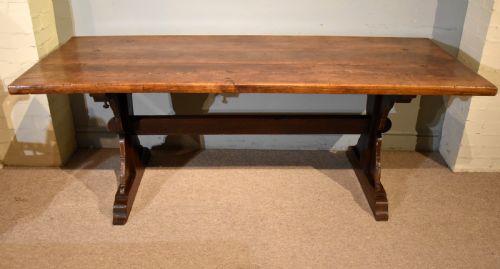 18th century beech wood farmhouse dining table - CATEGORY: ANTIQUE TABLES - DATED 18TH CENTURY