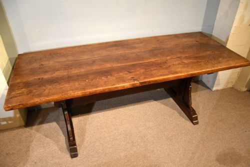 18TH CENTURY BEECH WOOD FARMHOUSE DINING TABLE - ADDITIONAL PHOTO 2