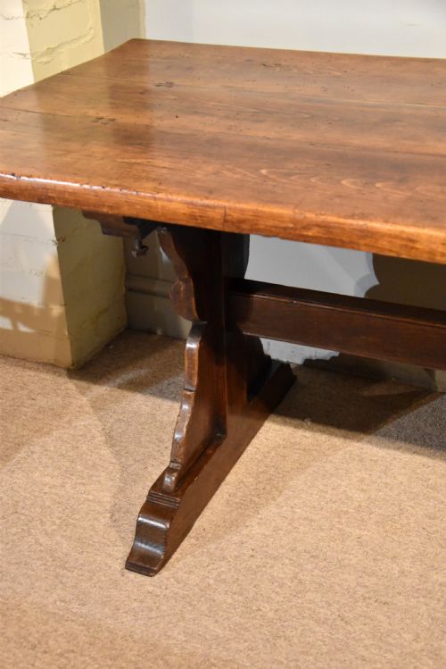 18TH CENTURY BEECH WOOD FARMHOUSE DINING TABLE - ADDITIONAL PHOTO 4