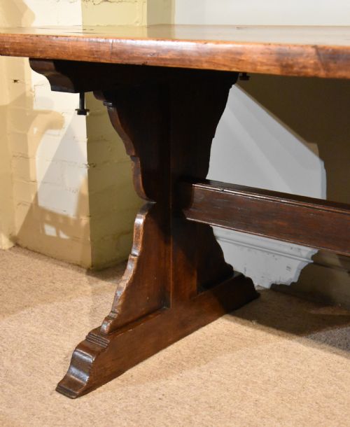 18TH CENTURY BEECH WOOD FARMHOUSE DINING TABLE - ADDITIONAL PHOTO 7