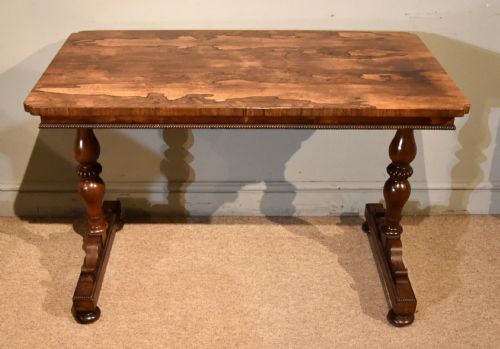 REGENCY ROSEWOOD LIBRARY TABLE MADE BY GILLOWS OF LONDON - ADDITIONAL PHOTO 1