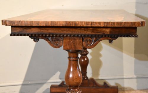 REGENCY ROSEWOOD LIBRARY TABLE MADE BY GILLOWS OF LONDON - ADDITIONAL PHOTO 6