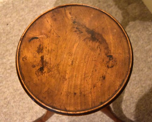 EDWARDIAN WALNUT KETTLE STAND - ADDITIONAL PHOTO 4