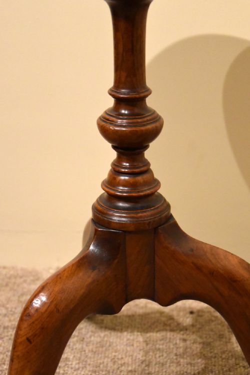 EDWARDIAN WALNUT KETTLE STAND - ADDITIONAL PHOTO 5