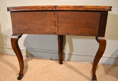 FINE 19TH CENTURY DUTCH MARQUETRY CARD TABLE - ADDITIONAL PHOTO 9