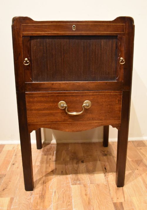 PAIR OF GEORGE III BEDSIDE COMMODES - ADDITIONAL PHOTO 3