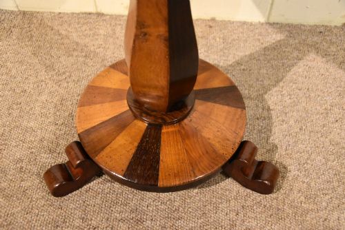 LATE 19TH CENTURY PARQUETRY WINE TABLE - ADDITIONAL PHOTO 3