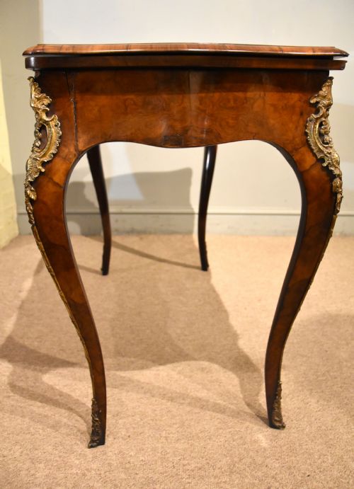 MID 19TH CENTURY FRENCH WALNUT CARD TABLE - ADDITIONAL PHOTO 7