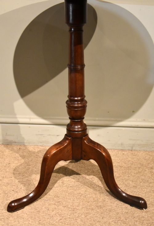 GEORGE III MAHOGANY TRIPOD TABLE - ADDITIONAL PHOTO 5