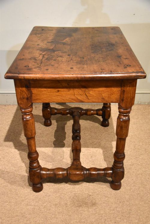 18TH CENTURY FRENCH SOLID WALNUT SIDE TABLE - ADDITIONAL PHOTO 2