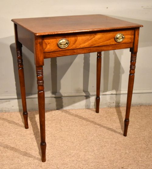 small regency mahogany side table - CATEGORY: ANTIQUE TABLES - DATED REGENCY