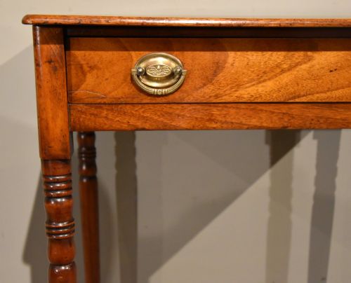 SMALL REGENCY MAHOGANY SIDE TABLE - ADDITIONAL PHOTO 6