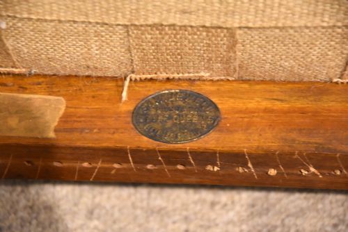 19TH CENTURY SATINWOOD AND HAND PAINTED ARMCHAIR S H JEWELL - ADDITIONAL PHOTO 8