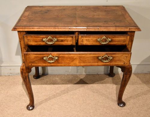 GEORGE I WALNUT LOWBOY SIDE TABLE - ADDITIONAL PHOTO 3