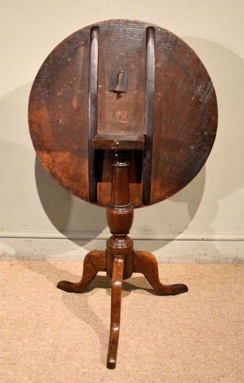 18TH CENTURY OAK TRIPOD TABLE - ADDITIONAL PHOTO 6