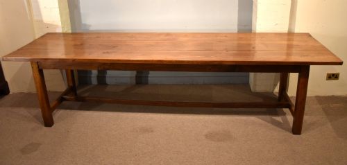 19TH CENTURY ELM FRENCH FARMHOUSE TABLE - ADDITIONAL PHOTO 1