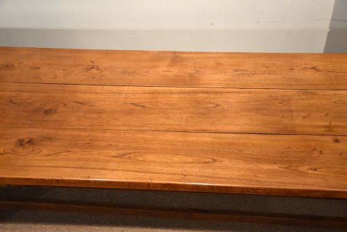 19TH CENTURY ELM FRENCH FARMHOUSE TABLE - ADDITIONAL PHOTO 6