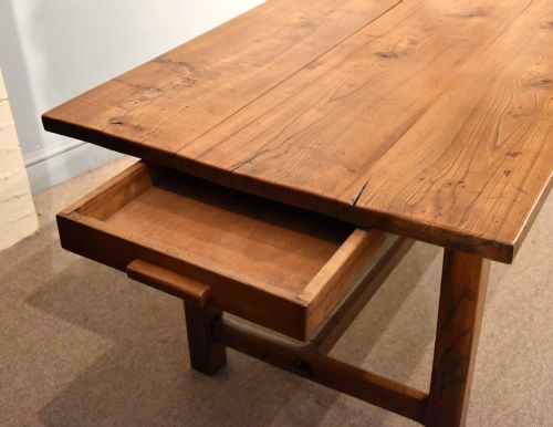 19TH CENTURY ELM FRENCH FARMHOUSE TABLE - ADDITIONAL PHOTO 8