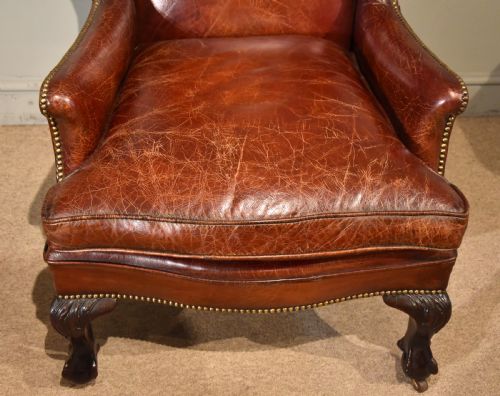 19TH CENTURY GENTLEMAN'S LIBRARY CHAIR - ADDITIONAL PHOTO 3