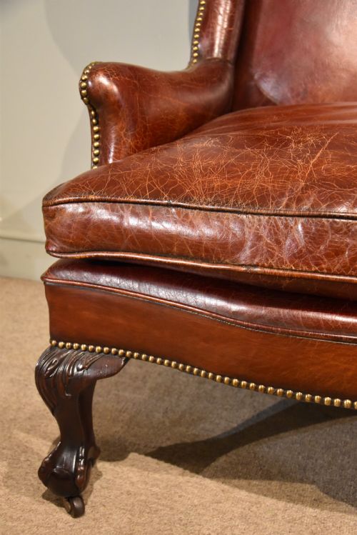 19TH CENTURY GENTLEMAN'S LIBRARY CHAIR - ADDITIONAL PHOTO 6