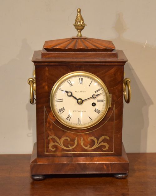regency mahogany bracket timepiece - CATEGORY: ANTIQUE CLOCKS - DATED REGENCY