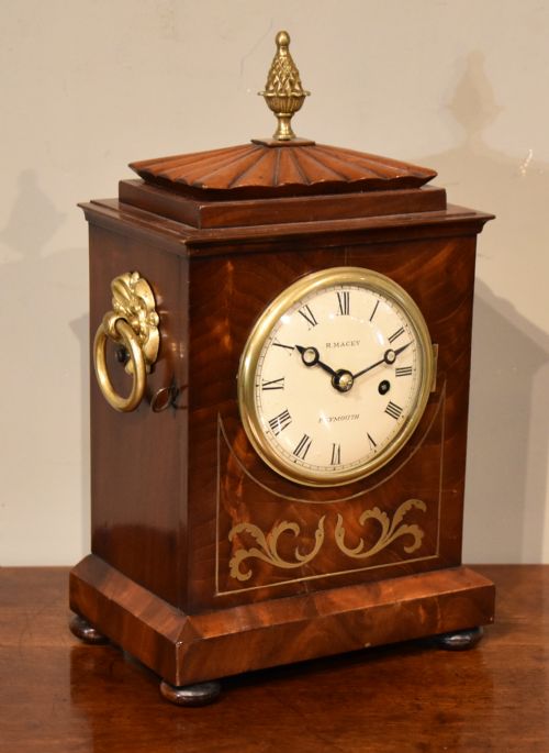 REGENCY MAHOGANY BRACKET TIMEPIECE - ADDITIONAL PHOTO 1